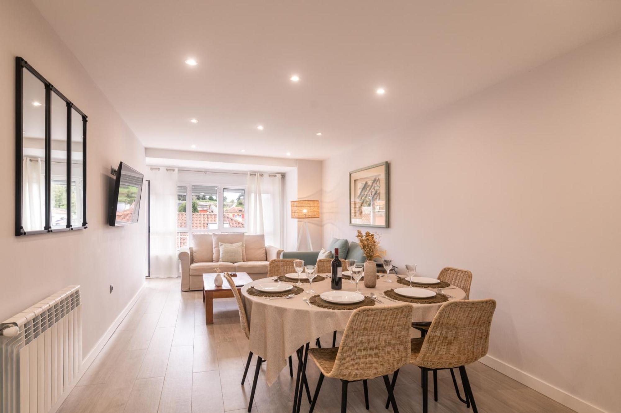 Apartamento En Llanes Bagian luar foto